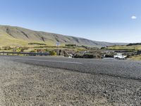 Mountain Road in Iceland: Exploring the Clear Skies