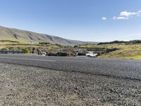 Mountain Road in Iceland: Exploring the Clear Skies