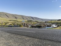 Mountain Road in Iceland: Exploring the Clear Skies