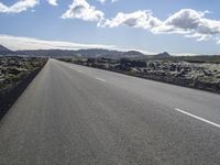 Mountain Road in Iceland, Europe