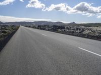 Mountain Road in Iceland, Europe