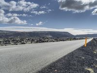 Mountain Road in Iceland Highlands