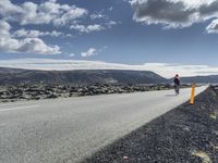 Mountain Road in Iceland Highlands