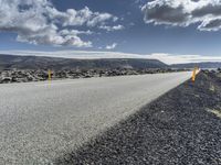 Mountain Road in Iceland Highlands