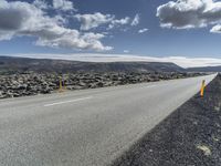 Mountain Road in Iceland Highlands