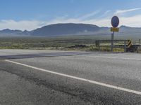 Mountain Road on an Island Landscape in Europe