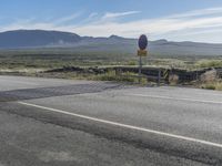 Mountain Road on an Island Landscape in Europe