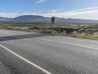 Mountain Road on an Island Landscape in Europe