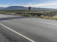 Mountain Road on an Island Landscape in Europe