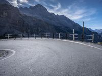 Mountain Road in the Alps of Italy: A Spectacular Daytime View