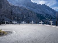Mountain Road in the Alps of Italy: A Spectacular Daytime View