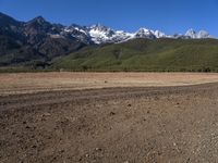 Mountain Road Landscape in China