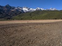 Mountain Road Landscape in China