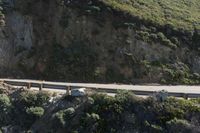 Mountain Road Landscape: High Cliffs and Stunning Views