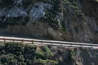 Mountain Road Landscape: High Cliffs and Stunning Views