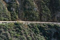 Mountain Road Landscape: High Cliffs and Stunning Views