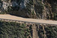 Mountain Road Landscape: High Cliffs and Stunning Views