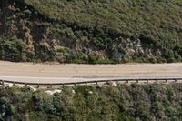 Mountain Road Landscape: High Cliffs and Stunning Views