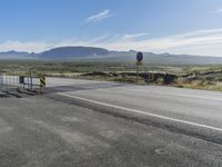 Mountain Road Landscape in Iceland