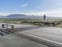 Mountain Road Landscape in Iceland