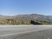 Mountain Road Landscape in Iceland