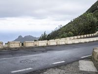 Mountain Road Landscape in Tenerife, Spain