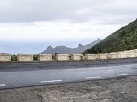 Mountain Road Landscape in Tenerife, Spain