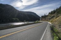 Mountain Road in Lillooet, British Columbia