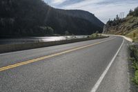 Mountain Road in Lillooet, British Columbia