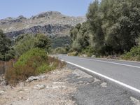 Mountain Road in Mallorca, Balearic Islands