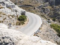 Mountain Road in Mallorca, Europe