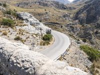 Mountain Road in Mallorca, Europe