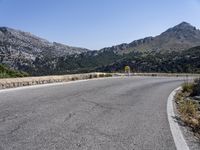 Road in the Mountains of Mallorca, Spain