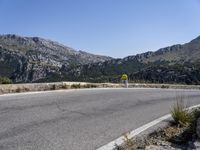 Road in the Mountains of Mallorca, Spain