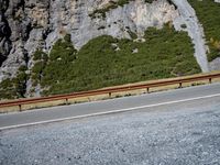 Mountain Road Overlook in Italy, Europe