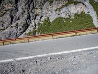 Mountain Road Overlook in Italy, Europe