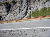 Mountain Road Overlook in Italy, Europe
