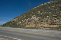 Mountain Road: Scenic Views and Clear Skies