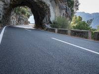 Mountain Road in Spain: A European Landscape