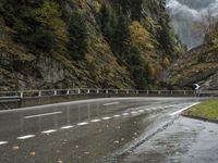 Mountain Road in Switzerland
