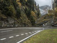 Mountain Road in Switzerland