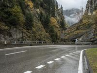 Mountain Road in Switzerland