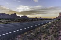 Mountain Road in Utah, USA