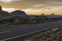 Mountain Road in Utah, USA