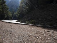 Mountain Road: Winding Through Nature