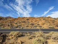 Mountain Slope in Tenerife: Clouds and Nature