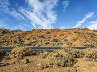 Mountain Slope in Tenerife: Clouds and Nature