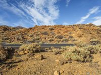 Mountain Slope in Tenerife: Clouds and Nature