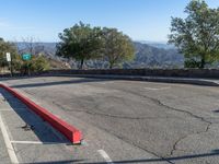 Low Mountain View with Clear Sky in California