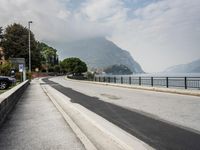 Mountain View: Overlooking Coastal Road in Italy